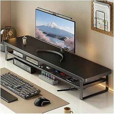 【受注生産】アイアン × ウッド 机上ラック | モニタースタンド| PC台 Amazon.co.jp 最新リリース: コンピュータモニタースタンド の新着