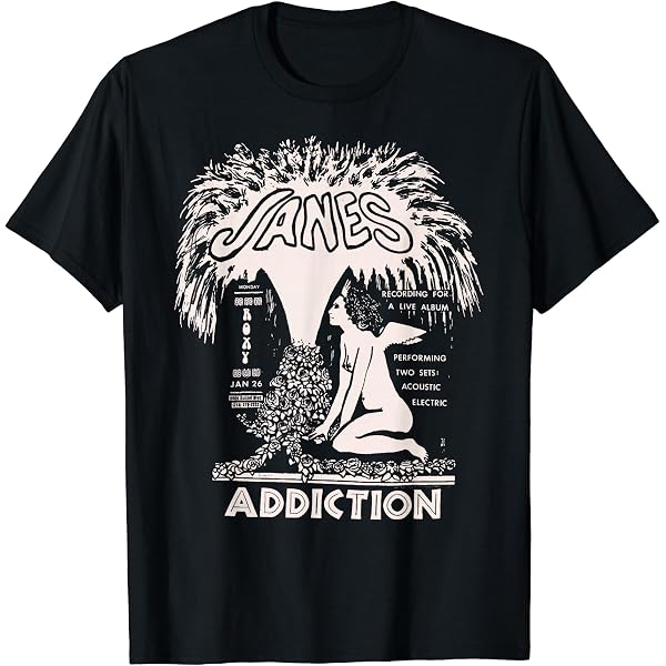 Amazon | Jane's Addiction Habitual Tシャツ | Tシャツ・カットソー 通販