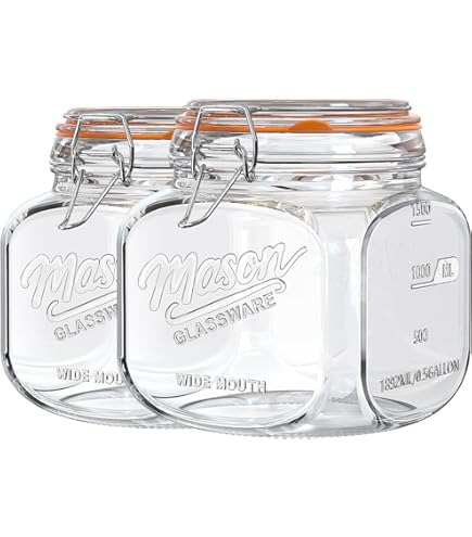 Amazon.co.jp: 瓶昭和レトロ保存瓶アンティークビンテージガラス容器