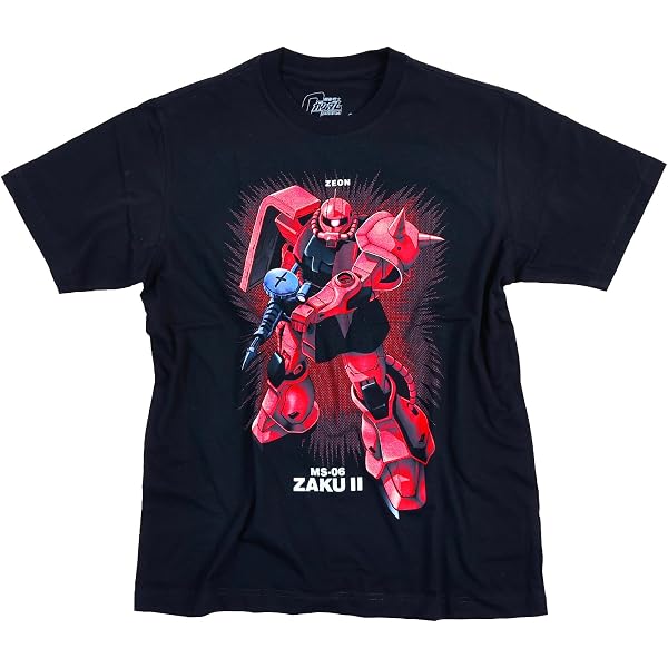 Amazon | [EVERSOUL] 機動戦士ガンダム Tシャツ 半袖 シャア専用 ザク
