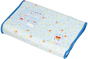 MORIPiLO モリシタ 低反発枕 子供用 低め ドラえもん ブルー 35x25x5cm キャラクターグッズ ぬいぐるみクッション 小学館 4620314
