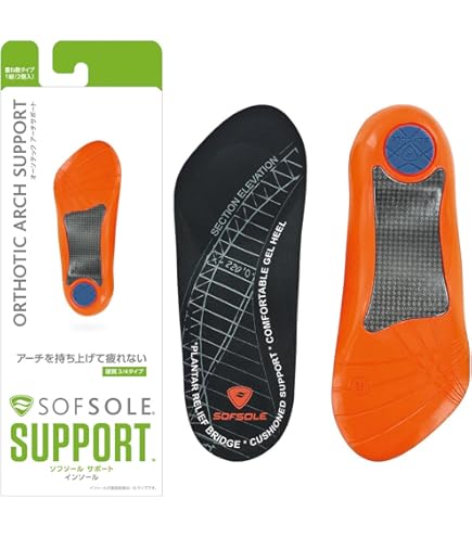 Amazon.co.jp: Sof Sole ソフソール(SOFSOLE) インソール アーチ 男女