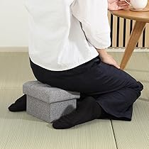 Amazon.co.jp: 正座椅子 折りたたみ 携帯 軽量 コンパクト 黒 携帯