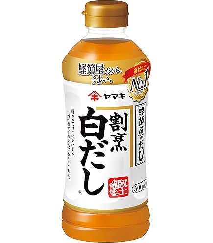 Amazon.co.jp: ヤマキ 割烹白だし 500ml : 食品・飲料・お酒