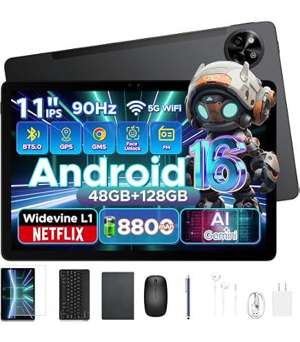 Amazon.co.jp: Android16 タブレット 11インチ Wi-Fiモデル 20GB+128GB