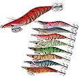 8本 エギング イカ 釣り エギ 夜光 2.5号 3号 3.5号 4号 セット4サイズ 選択可能