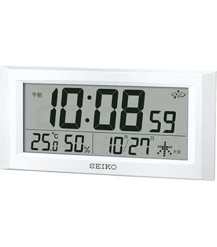 SEIKO 壁掛け時計 GP219W 白 衛生電波時計 アナログ GP219W | オフィスタイプ | セイコーウオッチ株式会社