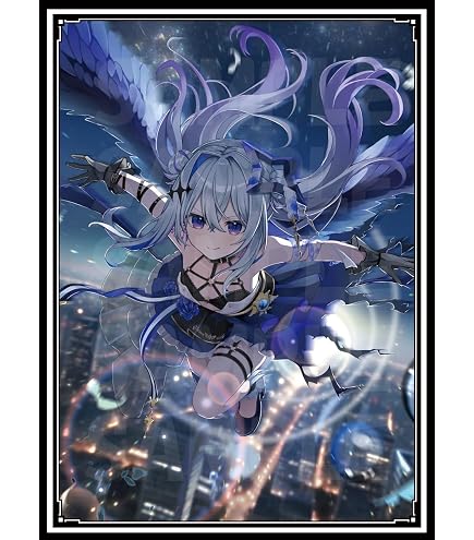 Amazon.co.jp: 潤羽るしあ カードスリーブ 雑誌風 vtuber ホロライブ