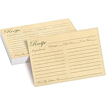 【紙モノ ビンテージ レシピカードセット】 紙モノ ビンテージ レシピカードセット】 紙モノ ビンテージ レシピ