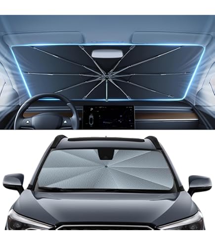 Aazon.co: SZYUCHEN Car Windshield Sun Shade Sunshade For Nissan Rogue - View #13