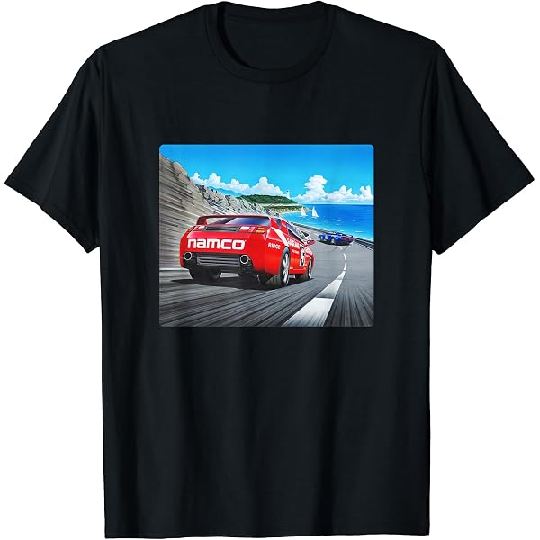 Amazon | 【NAMCO LEGENDARY】リッジレーサー RIDGE RACER 003 Tシャツ
