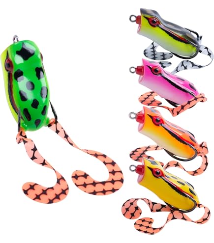 Amazon | Outfun フロッグ トップウォーター ブラックバス 雷魚 ナマズ