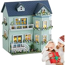 Amazon | ミニチュア ドール ハウス キット、ミニチュア ハウス