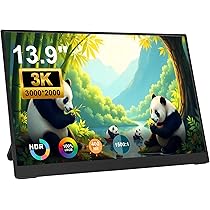 Amazon.co.jp: Scnsuptpモバイルモニター、13.9