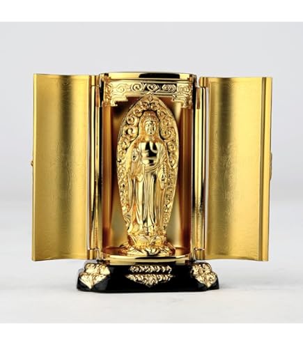 Amazon｜仏壇屋 滝田商店 西阿弥陀如来(浄土真宗本願寺派) 合金製 中