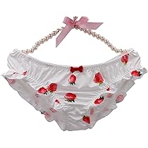 絹製品（ちゃちゃ） Amazon.co.jp: [AICHENS] ショーツ 可愛い ロリ 人造シルク生地
