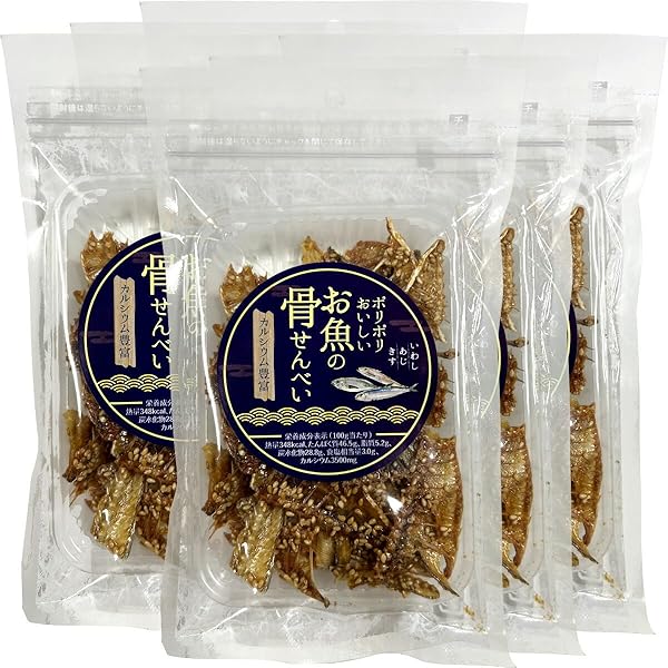 Amazon.co.jp: カルシウム豊富 ポリポリおいしい お魚の 骨せんべい