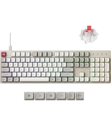 Amazon | Keychron C2 フルサイズ 有線メカニカルキーボード Mac対応