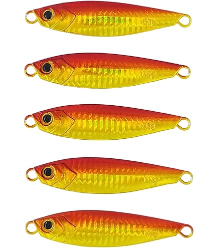 Amazon.co.jp: [A・ZON] 40g メタルジグ 左右非対称ボディー