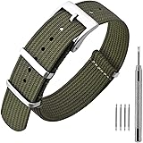 [ANNEFIT] NATOベルト Ballisticナイロン時計バンド ミリタリー腕時計替えバンド
