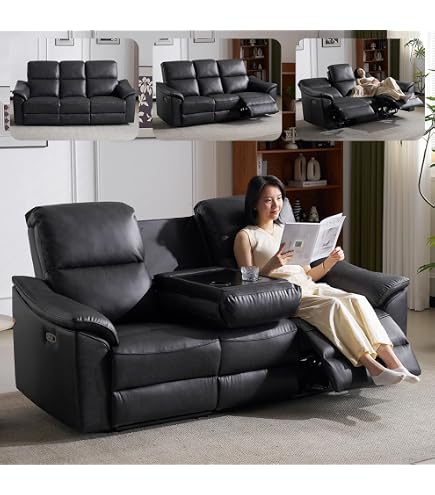 Amazon｜リクライニングチェア 電動 リクライニングソファ 3人掛け
