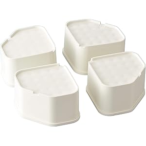 因幡電工(INABA DENKO) 洗濯機用防振かさ上げ台 ふんばるマン OP-SG600 ホワイト