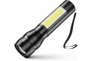 LED 懐中電灯 小型 充電式 フラッシュライト ハンディライト 高輝度チップ搭載 ズーム調節 防災 停電対策 緊急用 キャンプ 登山 夜釣り