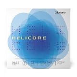 D'Addario ダダリオ ウッドベース(コントラバス)弦 HH614 3/4M Helicore Hybrid Bass Strings/E-nickel 【国内正規品】