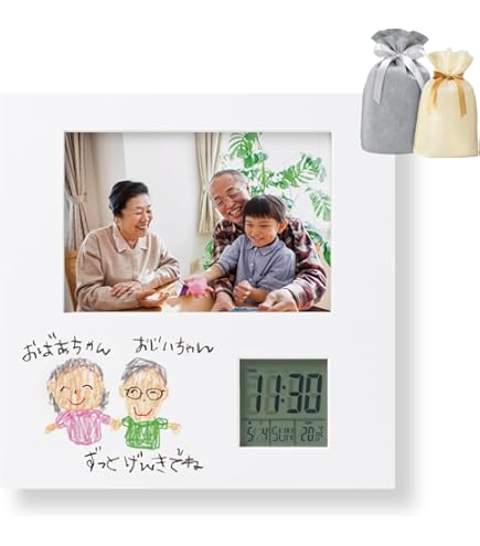 Amazon.co.jp: 【オーダーメイド】 時計 写真入り 掛け時計 写真立て