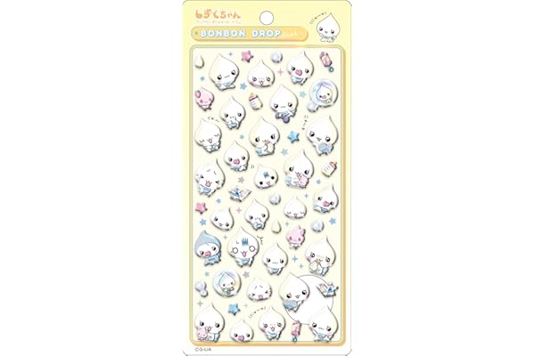 クーリア しずくちゃん シール ボンボンドロップシール みるみるちゃん 94739