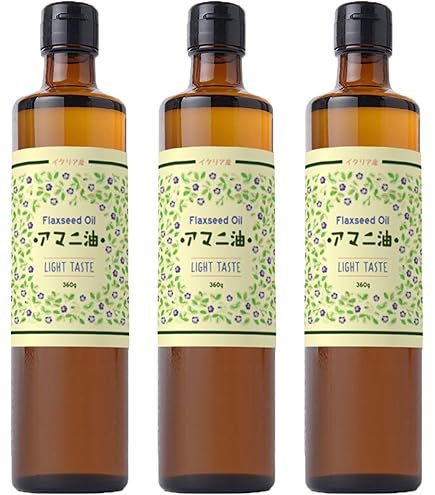 Amazon | フラット・クラフト アマニ油 亜麻仁油 320g（3本セット