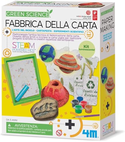 4M Steam Powered Girls - Uccello Origami Motorizzato - Giocattolo Creativo Per Bambini (batterie Non Incluse)