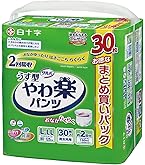 Amazon | サルバ 白十字 パンツタイプ やわ楽 M~L 2回 34枚 大容量