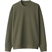 Amazon.co.jp: 無印良品 二重編みクルーネックプルオーバー 黒