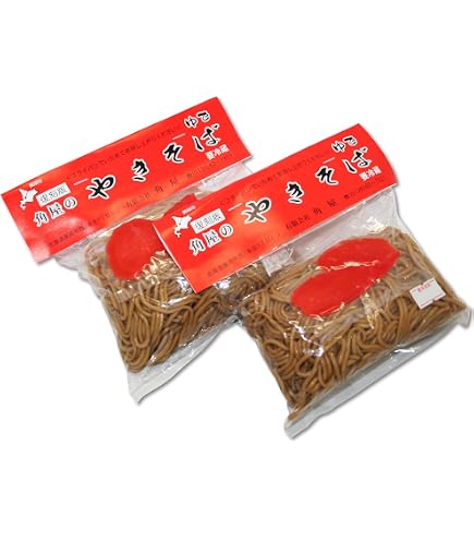 Amazon.co.jp: 美唄市角屋の焼きそば3種類がセットに！袋入り焼きそば