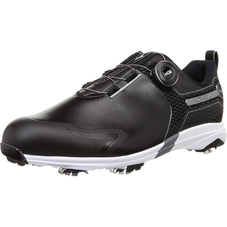 Amazon | [ミズノ] ゴルフシューズ ワイドスタイル WG ボア ブラック