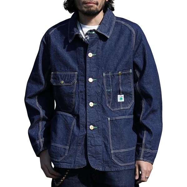Amazon.co.jp: [TCBジーンズ] TCB BLACK CAT JK DENIM カバーオール