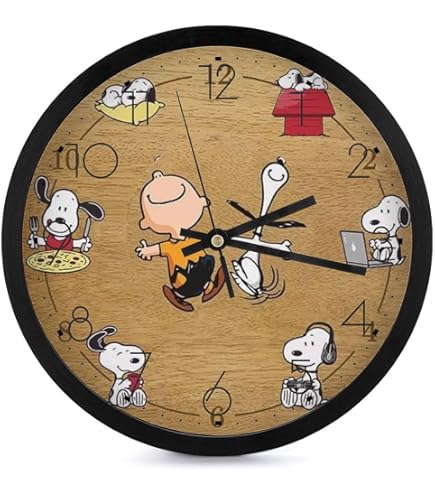 Amazon.co.jp: リズム(RHYTHM) SNOOPY (スヌーピー) 掛け時計
