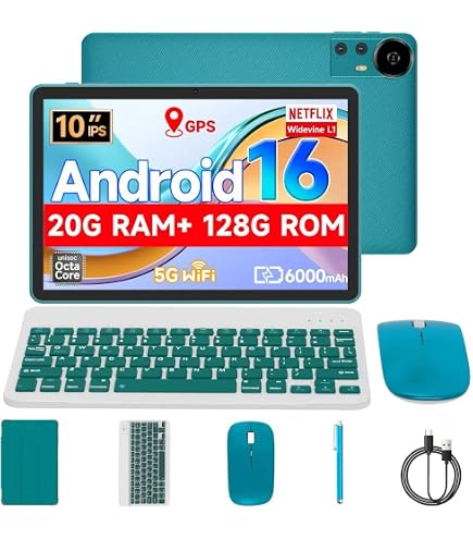 Amazon.co.jp: ICONLINK Android 16 タブレット 10インチ、12(3+9) GB