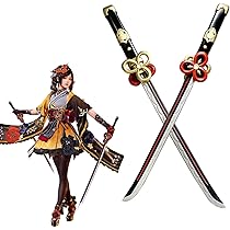 【即日発送可能】 原神 千織 コスプレ 武器 2本セット 道具 剣 Amazon.co.jp: Plazhen 原神 千織 コスプレ 道具 二刀流 新☆5