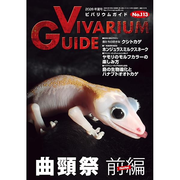 ビバリウムガイド VIVARIUMGUIDE 13冊まとめ売り ビバリウムガイド（114） 2026年 09 月号 曲頸祭・後編 [雑誌