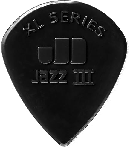 Dunlop Plettri Per Chitarra Ultex Jazz III XL - Confezione Da 24 - Spessore 1.38mm - Made In USA