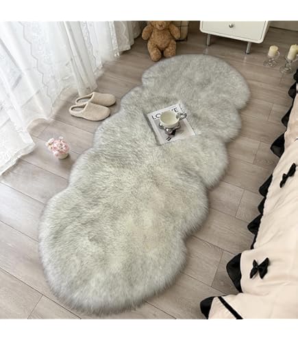 Villa Collection デンマーク フェロー羊ラグ 新品同様③ Villa