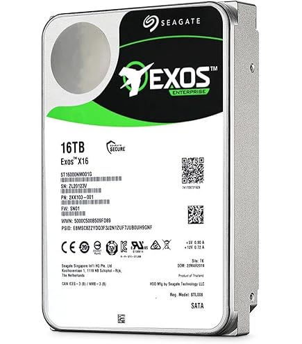 Amazon | 【整備済み品】 Seagate Exos X16 SATA 512E CMR 内蔵