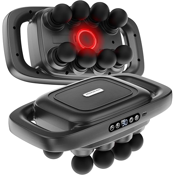 Amazon | 電動マッサージ機 ポータブルワイヤレス充電マッサージャー