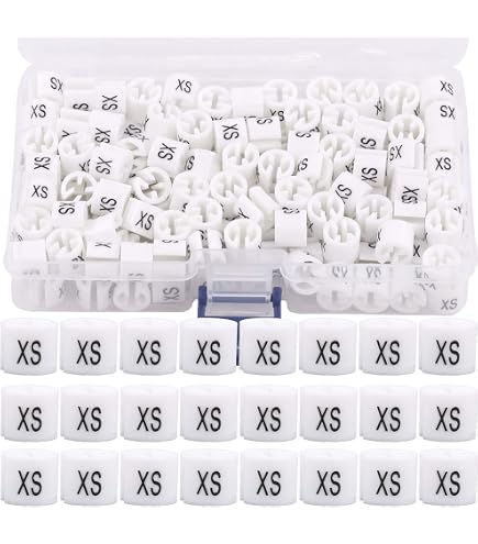 Cosmos Clothes Hanger Size Markers 20 Each Of S M L Xl B Per-printed ...