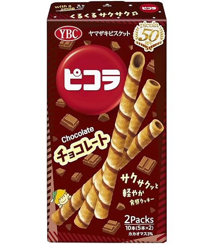 Amazon.co.jp: ヤマザキビスケット ピコラ いちご (5本×2P)×10個入