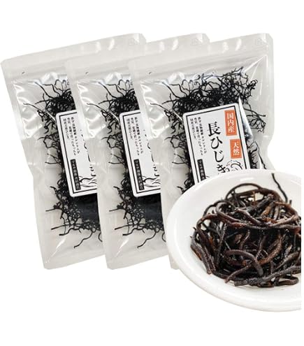 Amazon.co.jp: 海藻問屋 長ひじき (50g) 国産 ひじき ヒジキ 長崎県