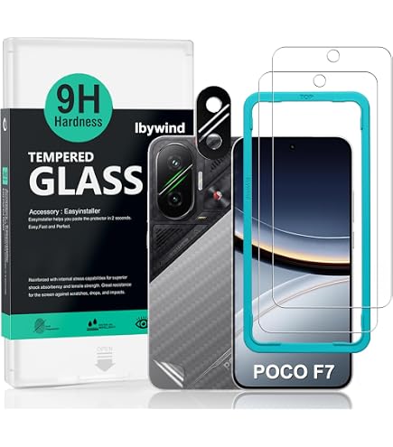 Amazon | 強化ガラス保護フィルム2枚セット対応Xiaomi Poco C75 4G と