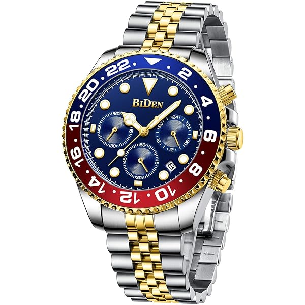 BIDEN 腕時計 ステンレススチール 40mm Amazon | BIDEN メンズ腕時計 クロノグラフ ステンレススチール
